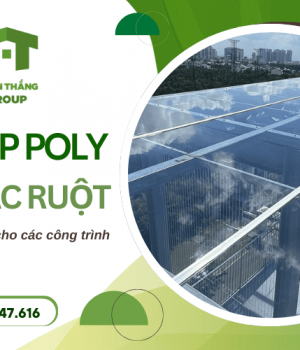 Lý do khiến tấm lợp poly đặc ruột trở thành lựa chọn an toàn cho các công trình