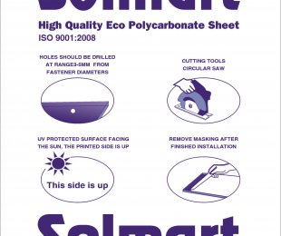 Tấm Lợp Lấy Sáng Polycarbonate Solmart