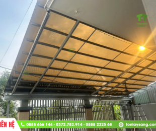 Tấm poly Solar Light thường sử dụng cho các loại mái nào? 