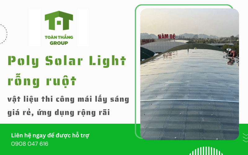 Poly Solar Light rỗng ruột