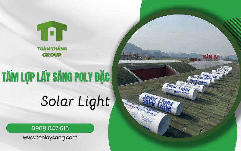 Tấm lợp lấy sáng poly đặc Solar Light