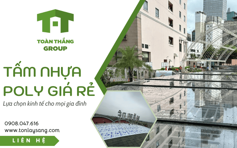 tấm nhựa poly giá rẻ