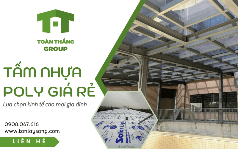 tấm nhựa poly giá rẻ