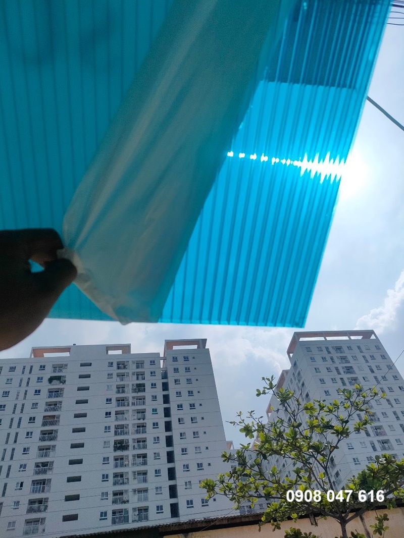 tấm poly Solar Light rỗng 5mm