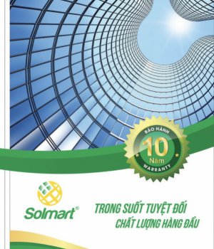Polycarbonate Solmart đặc 10mm cho dự án